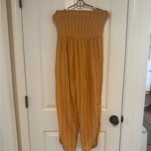 PRANA Mustard tube Jumpsuit size xs
